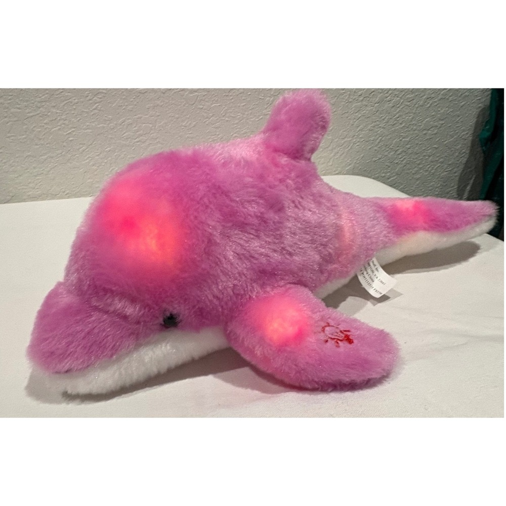 Light Up Plush Dolphin Pink - Lights‎ Change Colors